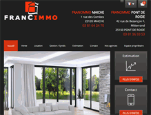 Tablet Screenshot of francimmo.com